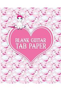 Blank Guitar Tab Paper