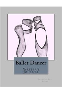 Ballet Dancer Pointe Shoe Writing Diary Journal