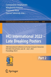 Hci International 2022 - Late Breaking Posters