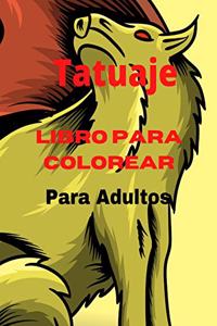 Libro para colorear de tatuajes para adultos