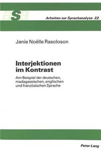 Interjektionen Im Kontrast