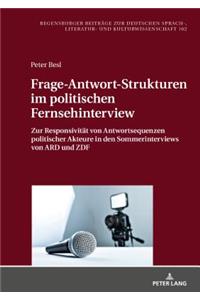 Frage-Antwort-Strukturen im politischen Fernsehinterview