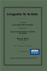 Ertragstafeln für die Kiefer