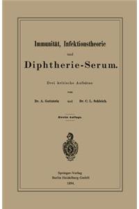 Immunität, Infektionstheorie und Diphtherie-Serum