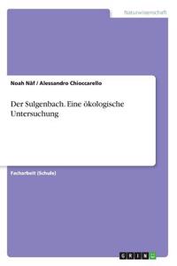 Der Sulgenbach. Eine ökologische Untersuchung