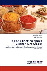 Hand Book on Spices Cleaner cum Grader