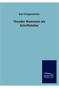 Theodor Mommsen als Schriftsteller