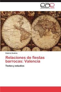 Relaciones de fiestas barrocas