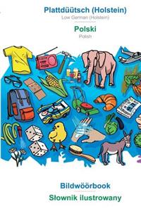 Plattdüütsch (Holstein) - Polski, Bildwöörbook