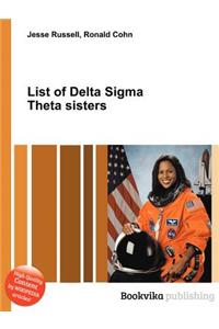 List of Delta SIGMA Theta Sisters