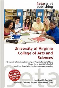 University of Virginia College of Arts and Sciences