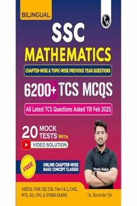 Pw Bilingual Ssc Mathematics Chapterwise & Typewise Pyq by Ravinder Sir (English, Hardcover, unknown)