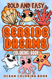 Ocean Bold and Easy Coloring book