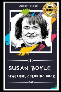 Susan Boyle Beautiful Coloring Book