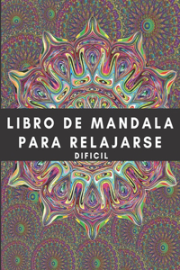 libro de mandala para relajarse difícil