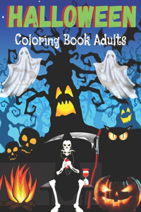 Halloween Coloring Book Adults