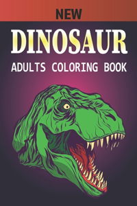 New Dinosaur Adults Coloring Book