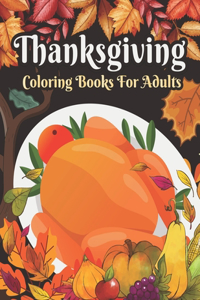 Thanksgiving Coloring books for adults