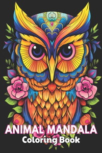 Animal Mandala Coloring Book for Adults