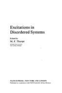 Excitations in Disordered Systems