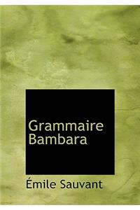 Grammaire Bambara