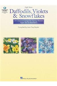 Daffodils, Violets and Snowflakes - Classical Songs for Young Women (Book/Online Audio)