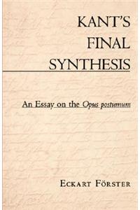 Kant's Final Synthesis