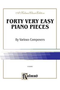 Forty Easy Piano Pieces