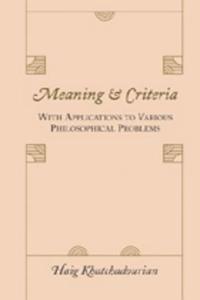 Meaning & Criteria