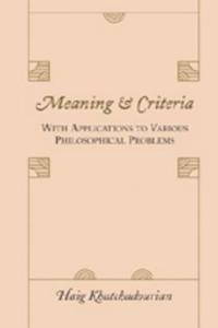 Meaning & Criteria