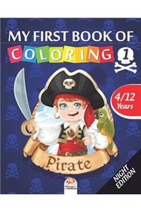 My first book of coloring - pirate 1 - Night edition