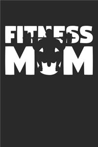Fitness Mom - Fitness Training Journal - Mom Fitness Notebook - Fitness Diary - Gift for Fisherman