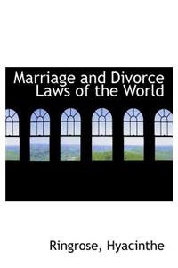 Marriage and Divorce Laws of the World