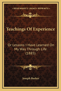 Teachings Of Experience