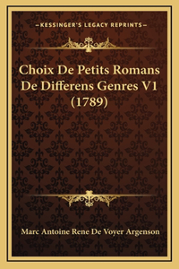 Choix De Petits Romans De Differens Genres V1 (1789)