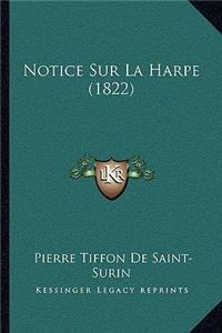 Notice Sur La Harpe (1822)