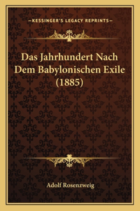 Jahrhundert Nach Dem Babylonischen Exile (1885)