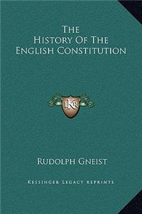 History Of The English Constitution