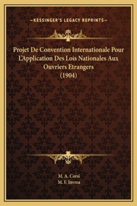 Projet De Convention Internationale Pour L'Application Des Lois Nationales Aux Ouvriers Etrangers (1904)