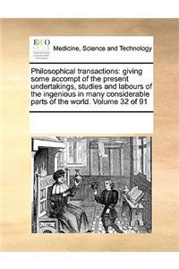 Philosophical transactions