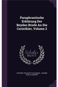 Paraphrastische Erklärung Der Beyden Briefe An Die Corinthier, Volume 2