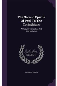 Second Epistle Of Paul To The Corinthians