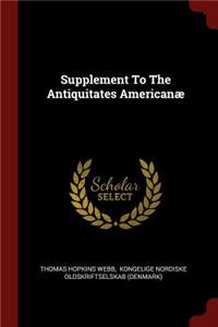 Supplement to the Antiquitates Americanæ