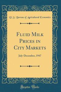Fluid Milk Prices in City Markets