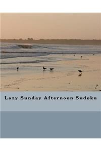 Lazy Sunday Afternoon Sudoku