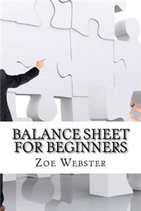 Balance Sheet For Beginners