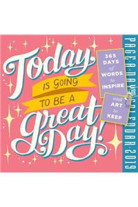 2019 Today is Going to be a Great Day! Colour Page-A-Day Calendar