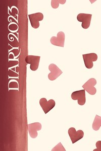 Emma Bridgewater Pink Hearts A6 Diary 2023