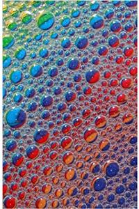 Dot Grid Journal / Rainbow Bubbles Design / 250 Pages 5.5 X 8.5