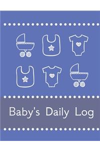 Baby's Daily Log Notebook Tracker for Newborn and Toddler